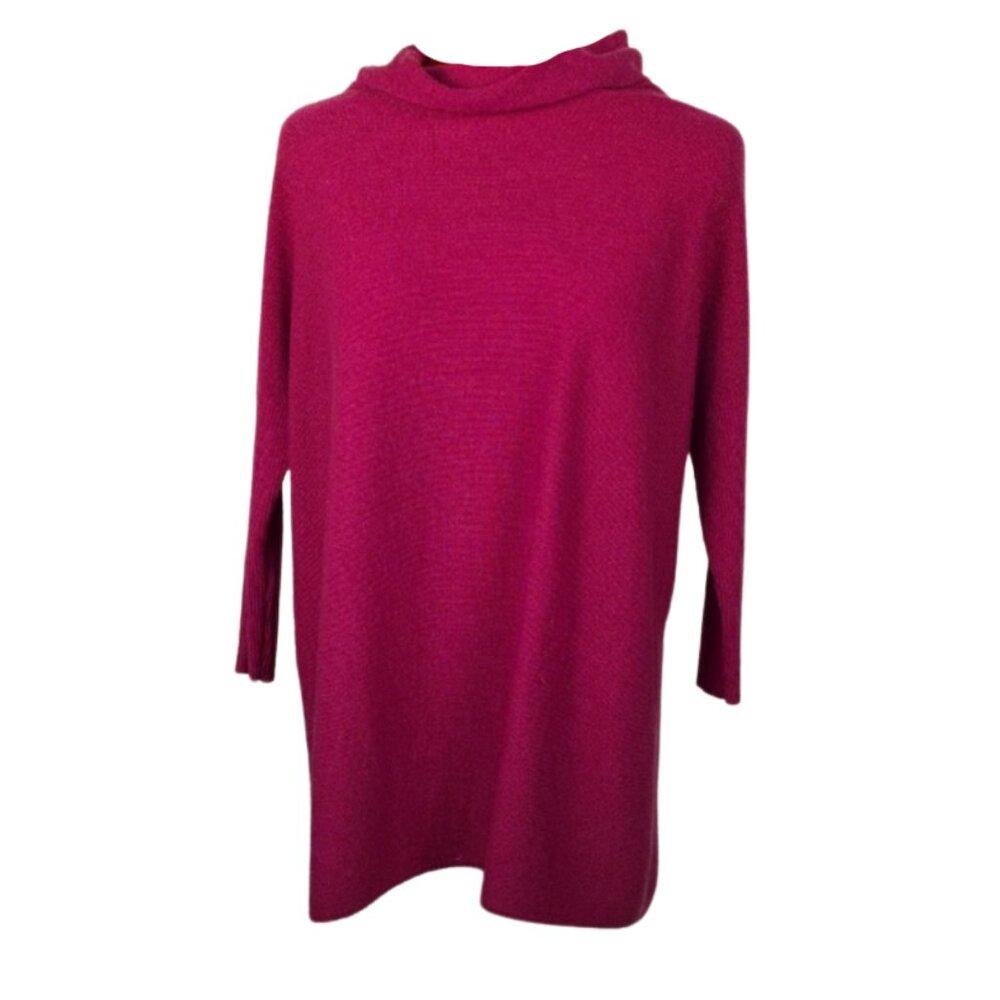Eileen Fischer Women's Pink Cowl Neckline Sweater Size XS